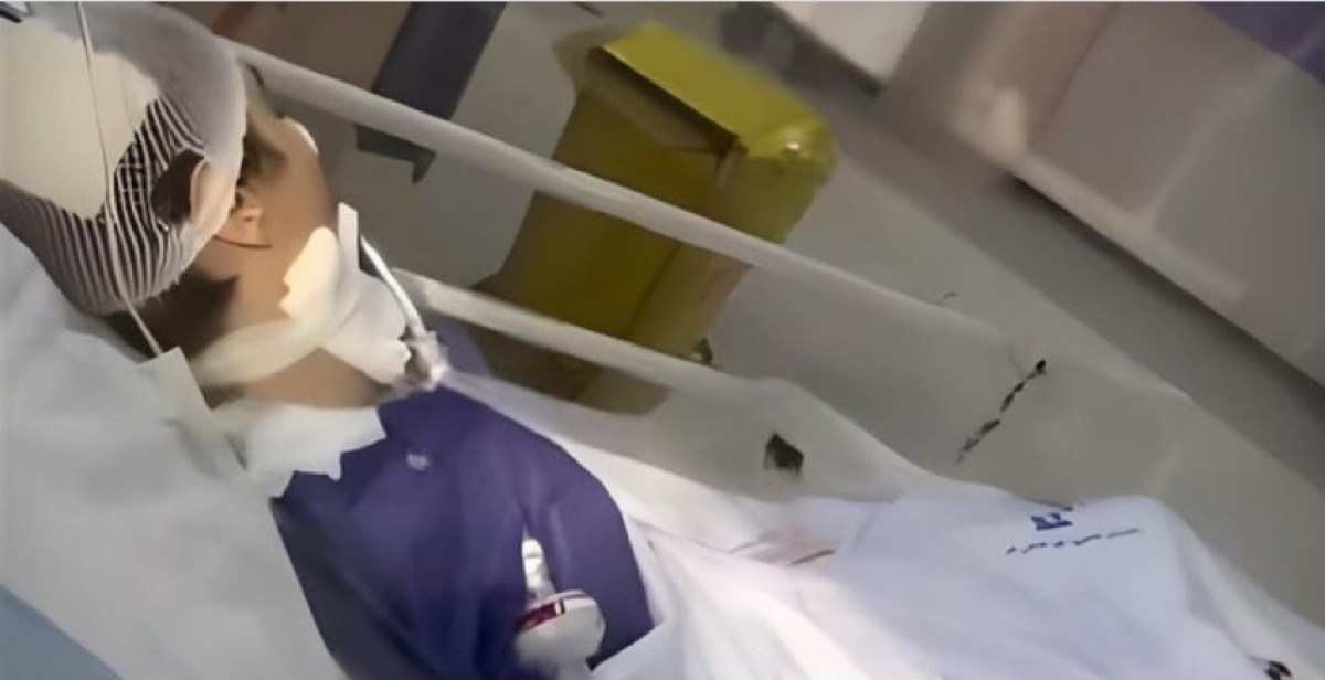 Armita Garawand na unidade de terapia intensiva do Hospital Fajr, em Teerã: segurança reforçada no hospital 