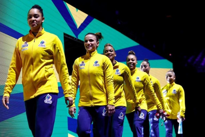 Mundial de ginástica: Brasil projeta medalha por equipes em 2023, ginástica  artística