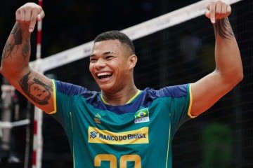Darlan vive momento iluminado pela Seleção Brasileira -  (crédito: Mauricio Val/FVImagem/CBV)