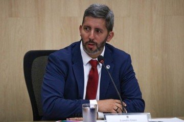 Presidente do Instituto do Patrimônio Histórico e Artístico Nacional, Leandro Grass. -  (crédito: José Cruz/Agência Brasil)