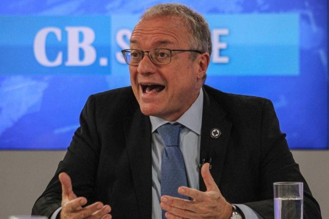  05/10/2023. Crédito: Kayo Magalhães/CB/D.A Press. Brasil.  Brasilia - DF. O Secretário de Ciência, Tecnologia e Inovação do Ministério da Saúde, Carlos Gadelha, é o convidado do CB. Poder desta quinta-feira (5/10). -  (crédito:  Kayo Magalhães/CB/D.A Press)