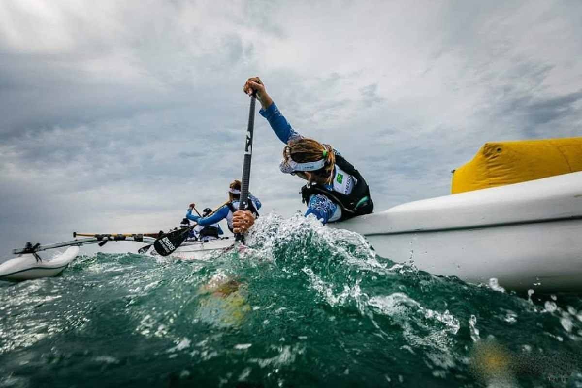 Lago Paranoá recebe competição nacional de canoagem havaiana 