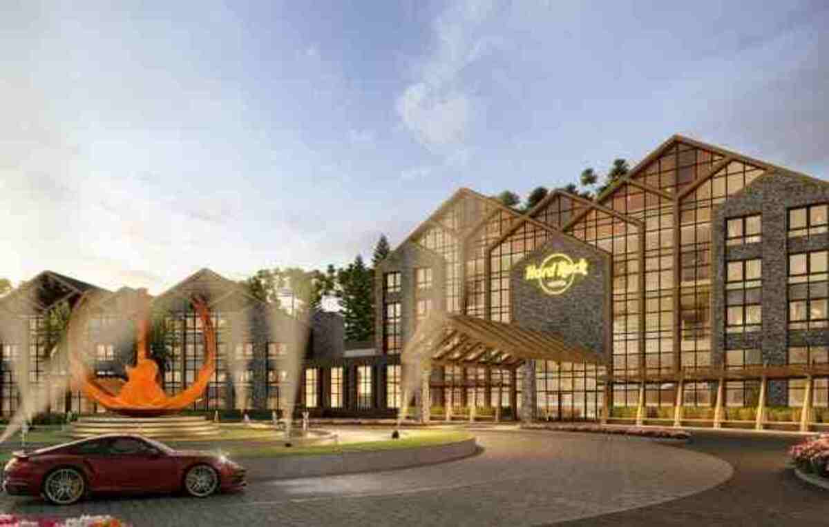 Projeção de como será o Hard Rock Hotel em Gramado/RS  -  (crédito: Mundo Planalto/ Divulgação)