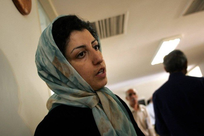 Narges Mohammadi foi homenageada Narges Mohammadi foi homenageada