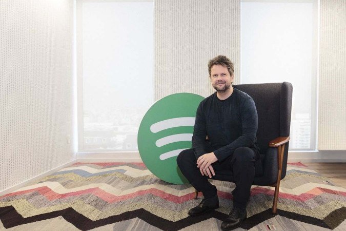 Selton Mello na sede do Spotify - (crédito: Divulgação) Selton Mello na sede do Spotify - (crédito: Divulgação)