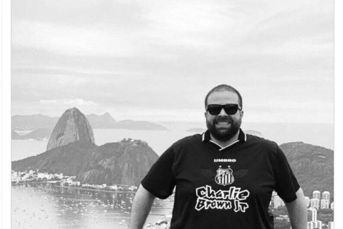 Diego Bonfim vestia camisa do Santos quando morreu -  (crédito: Divulgação)