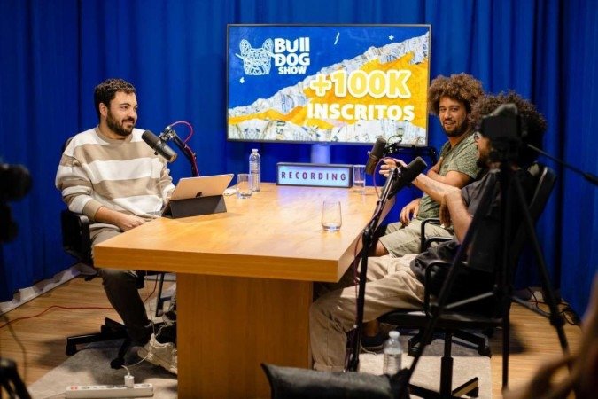 Músicos Humberto e Cícero Mateus no podcast Bulldog show - (crédito: Divulgação) Músicos Humberto e Cícero Mateus no podcast Bulldog show - (crédito: Divulgação)