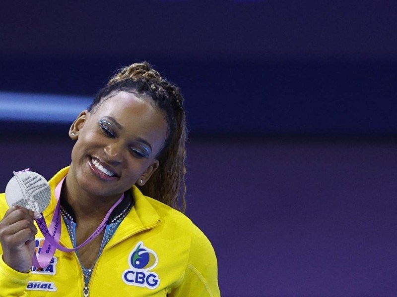 Rebeca Andrade é prata, e Simone Biles fatura o hexa no Mundial, ginástica  artística