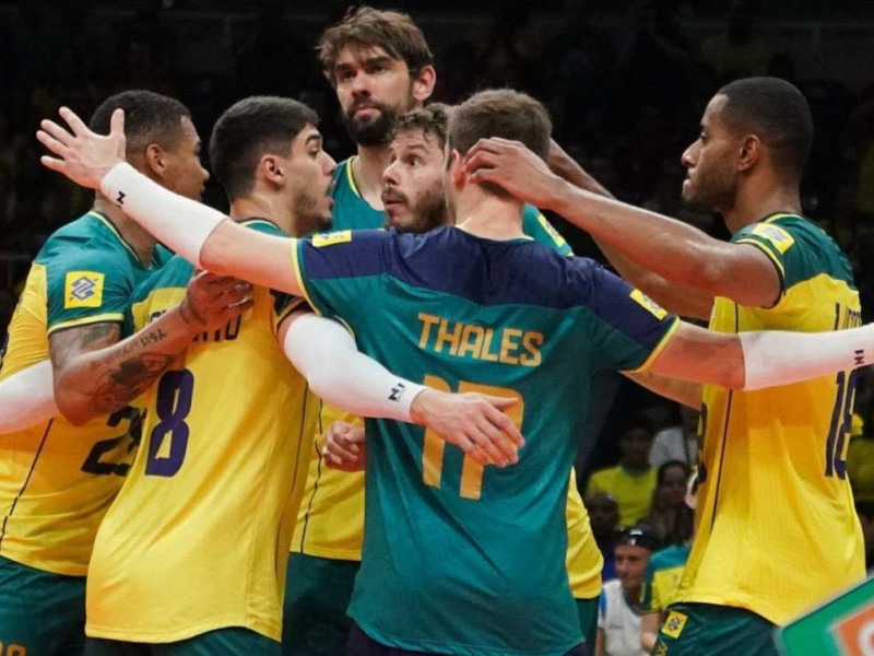 Brasil vence Catar e continua 100% no Mundial de vôlei masculino