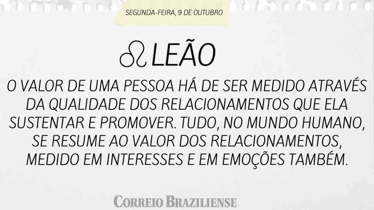 LEÃO  | 9 DE OUTUBRO