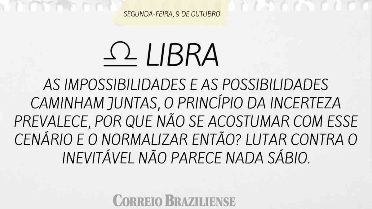 LIBRA | 9 DE OUTUBRO