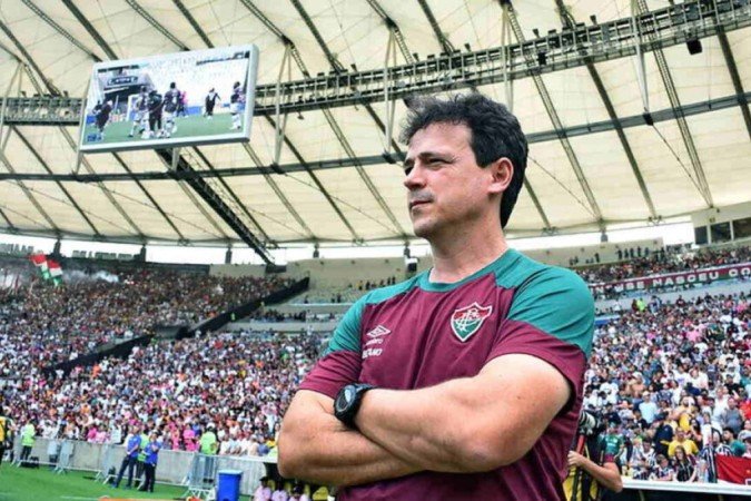 Fernando Diniz disse que o Botafogo teve mais intensidade e que o Fluminense estava desgastado no clássico  -  (crédito: Marcelo Gonçalves/Fluminense)