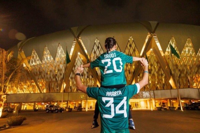 Arábia Saudita vem forte para sediar Copa do Mundo - (crédito: Divulgação / SAFF) Arábia Saudita vem forte para sediar Copa do Mundo - (crédito: Divulgação / SAFF)
