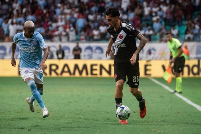 Marlon Gomes é uma das opções para substituir Paulinho no próximo jogo -  (crédito:  Leandro Amorim/Vasco)