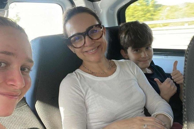 Gabriela Duarte e os filhos em Israel um dia antes do ataque do Hamas - (crédito: Reprodução/Instagram) Gabriela Duarte e os filhos em Israel um dia antes do ataque do Hamas - (crédito: Reprodução/Instagram)