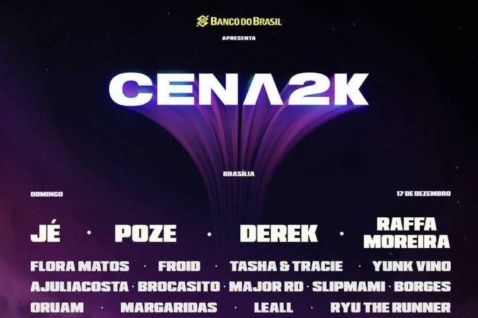 Line-up do festival Cena 2k23 -  (crédito: Divulgação )