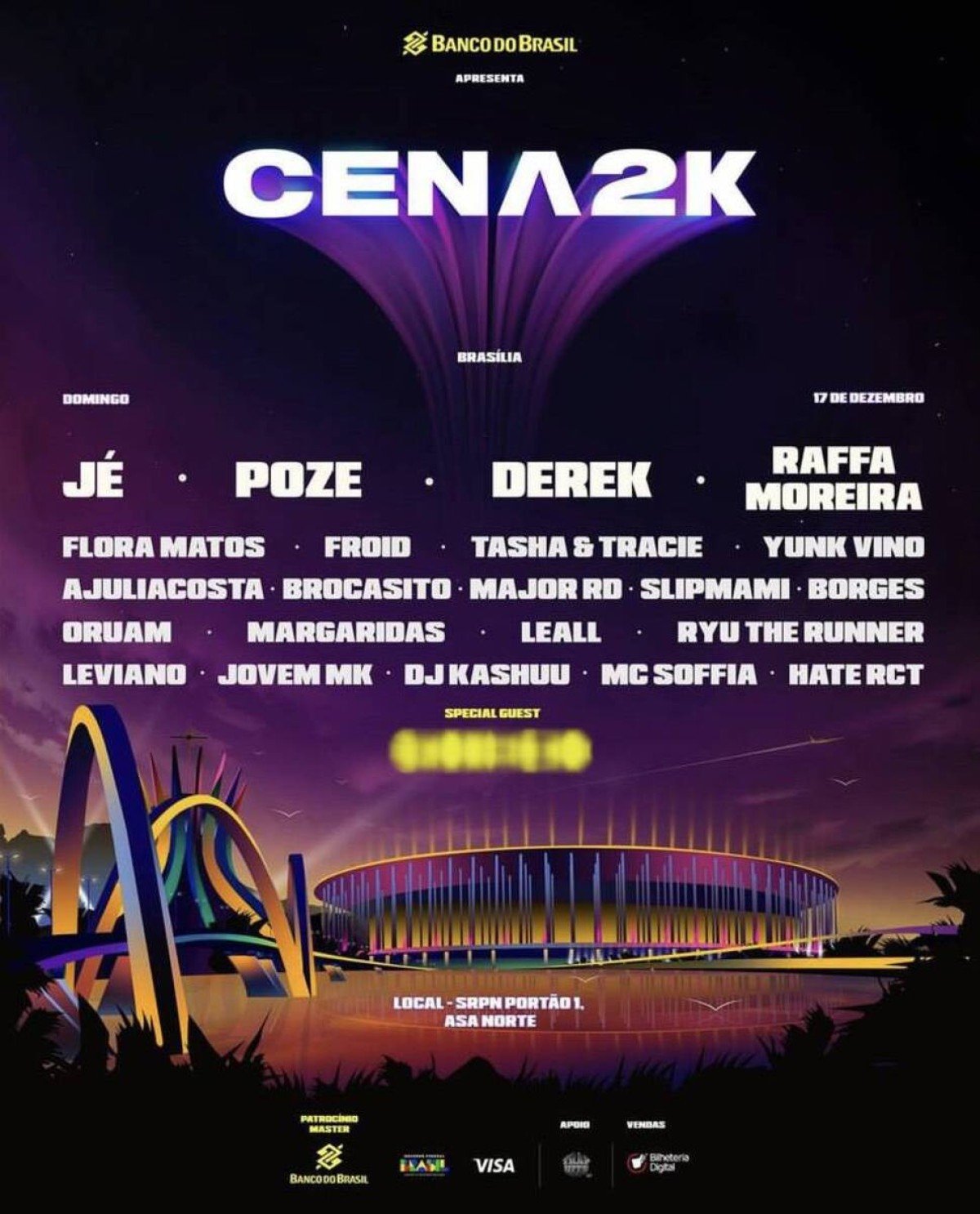 Festival CENA 2K23 anuncia line up e valores dos ingressos de Brasília