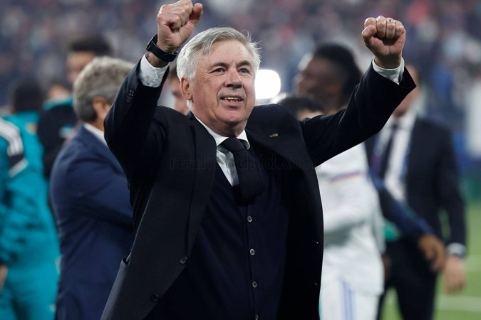 Ancelotti teve uma surpresa em Parma  -  (crédito: Victor Carretero/Real Madrid)