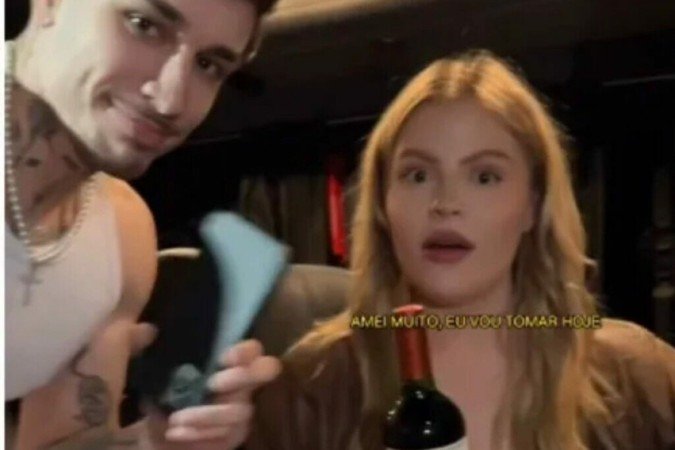 Bruno e Luísa - (crédito: Reprodução/ TikTok) Bruno e Luísa - (crédito: Reprodução/ TikTok)