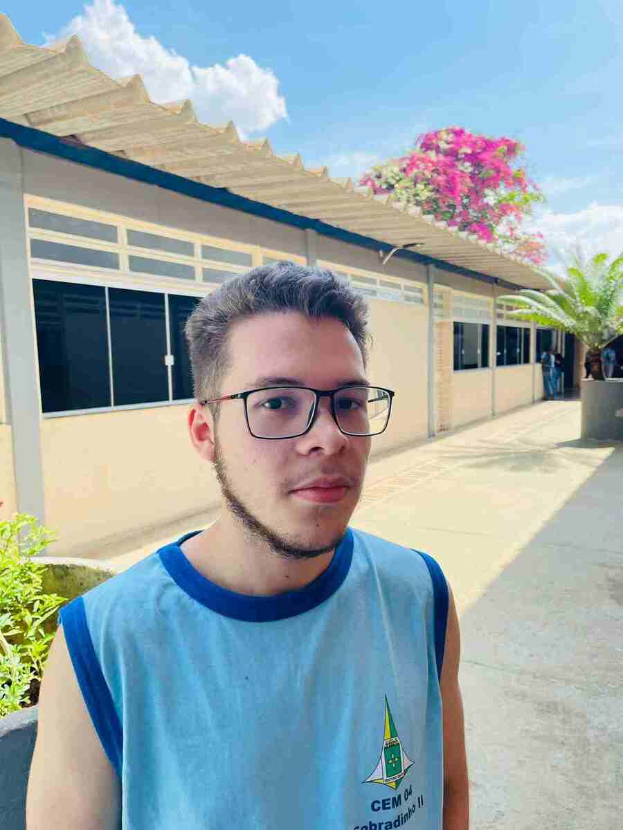 Luís Henrique Alcântara, aluno do terceiro ano no Centro de Ensino Médio 04 de Sobradinho