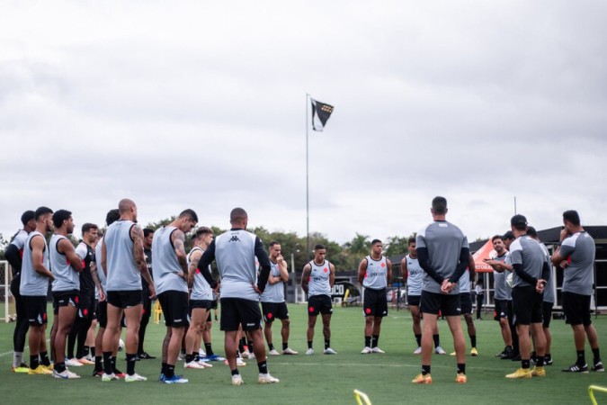 Vasco retoma atividades no CT Moacyr Barbosa após dois dias de folga ao elenco -  (crédito: Leandro Amorim/Vasco)