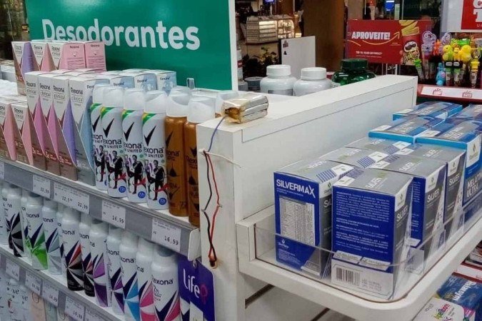 O artefato encontrado em uma farmácia não é explosivo - (crédito: Material cedido ao Correio) O artefato encontrado em uma farmácia não é explosivo - (crédito: Material cedido ao Correio)
