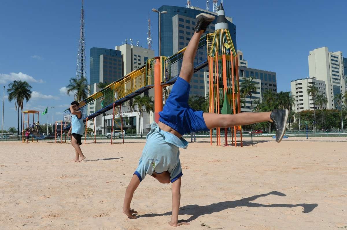 O Foguetinho, no Ana Lídia, é o ponto de encontro da criançada