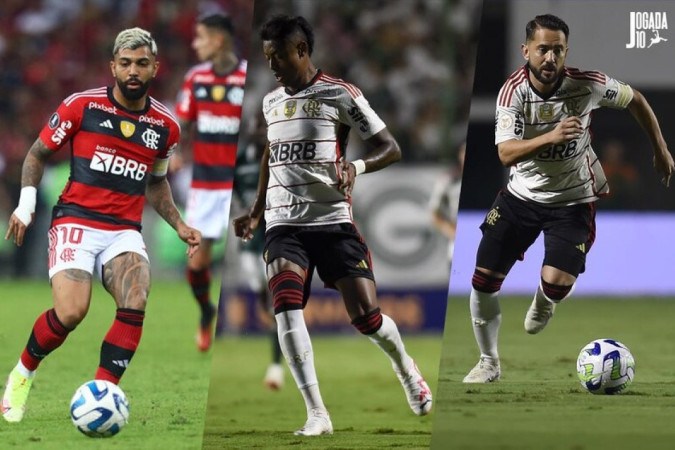 Flamengo intensifica as conversas pela renovação com trio de ídolos desta geração -  (crédito: Divulgação/CRF Flamengo)