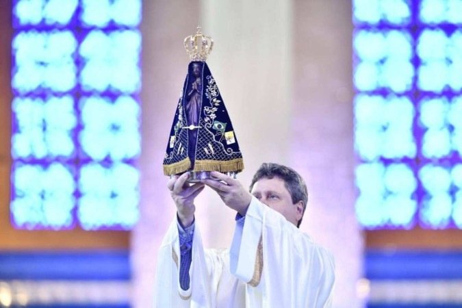 Nossa Senhora Aparecida é padroeira do Brasil - (crédito: Thiago Leon/Santuário Nacional Aparecida) Nossa Senhora Aparecida é padroeira do Brasil - (crédito: Thiago Leon/Santuário Nacional Aparecida)