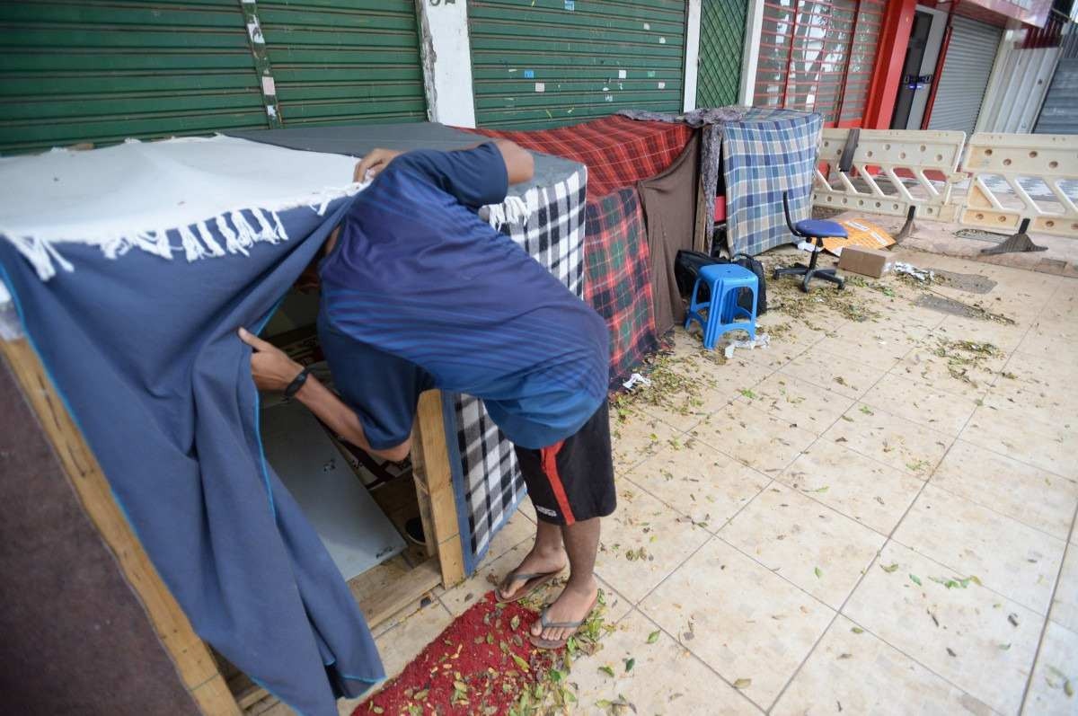 Setor Comercial Sul escancara problema de moradores em situação de rua