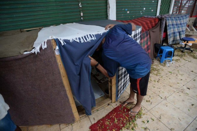 Moradores de rua em Brasília -  (crédito: Minervino Júnior/CB/D.A.Press)