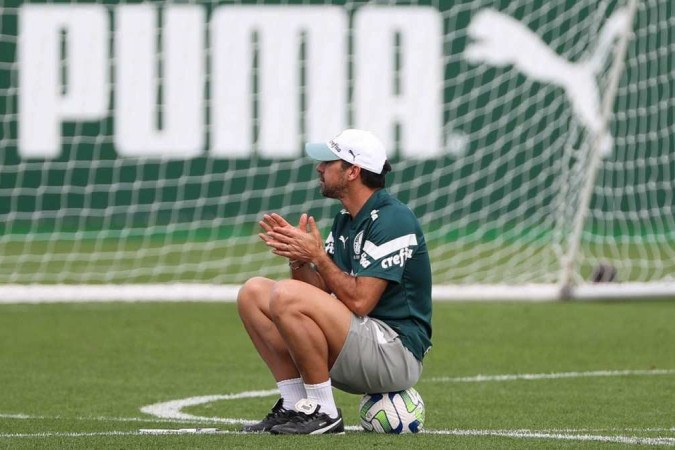 Abel Ferreira completou nesta semana três anos de Palmeiras -  (crédito: Cesar Greco/Palmeiras)