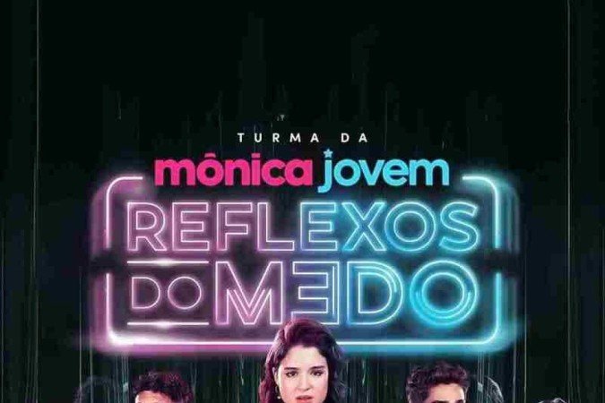 Pôster oficial do novo filme da Turma da Mônica, inspirado na releitura das versões adolescentes dos personagens.