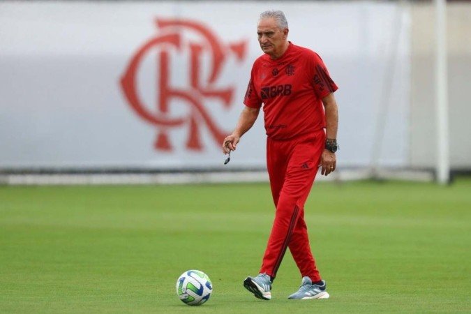 Tite completou uma semana à frente do Flamengo - (crédito: Gilvan de Souza/CRF) Tite completou uma semana à frente do Flamengo - (crédito: Gilvan de Souza/CRF)