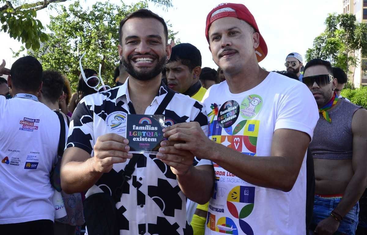  15/10/2023 Crédito: Marcelo Ferreira/CB/D.A Press. Brasil. Brasília - DF - 16 parada LGBTQIAP+ de Taguatinga. Deputado Distrital Fábio Félix.