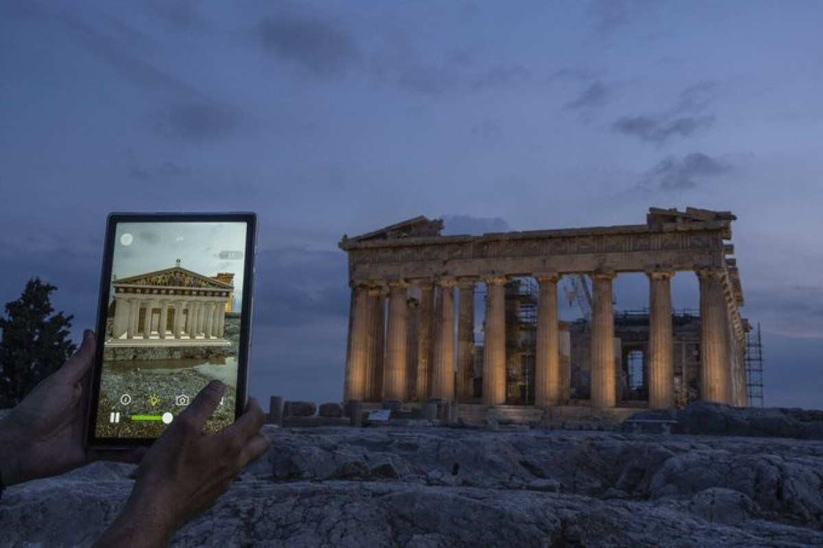 Aplicativo mostra a aparência de monumentos gregos há milhares de anos