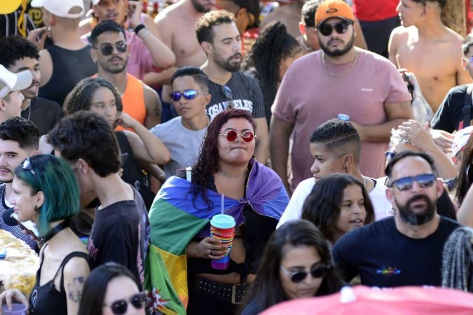 15/10/2023 Crédito: Marcelo Ferreira/CB/D.A Press. Brasil. Brasília - DF - 16 parada LGBTQIAP+ de Taguatinga. -  (crédito:  Marcelo Ferreira/CB/D.A Press)
