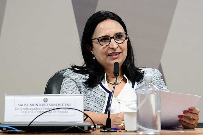 Salise Monteiro Sanchotene, desembargadora do TRF-4 e conselheira do CNJ -  (crédito: Pedro França/Agência Senado )