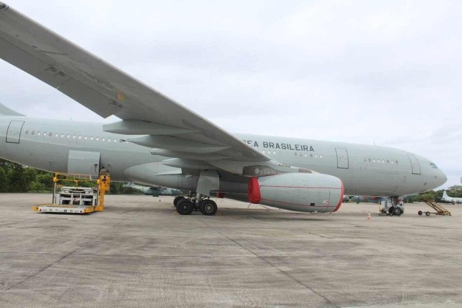 Avião da FAB KC-30  -  (crédito: PR/Divulgação)