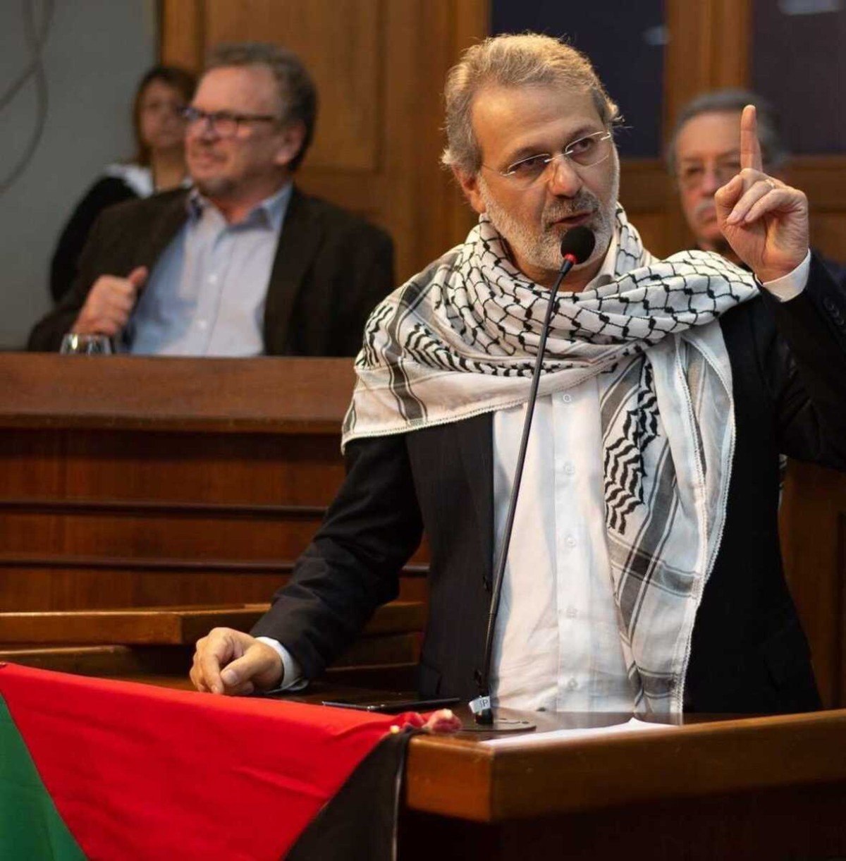 Ualid Rabah, presidente da Federação Árabe Palestina do Brasil (Fepal)