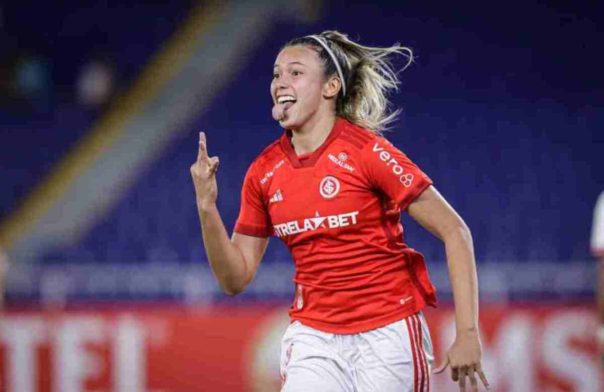 Priscila do Internacional é a atual artilheira da Libertadores, com seis gols -  (crédito: Staff Images Woman/CONMEBOL)