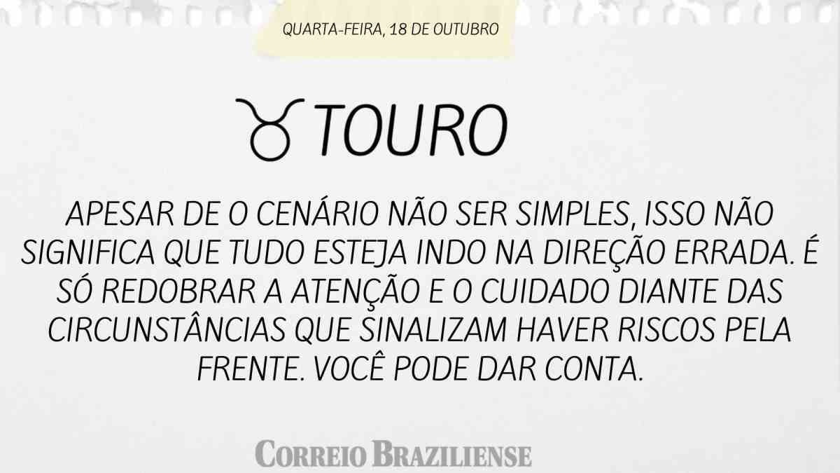 TOURO  |  18 DE OUTUBRO