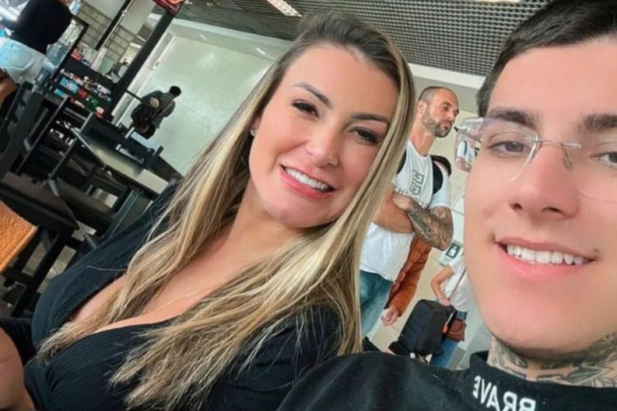 Andressa Urach diz que filho escolhe mulheres para suas gravações de sexo