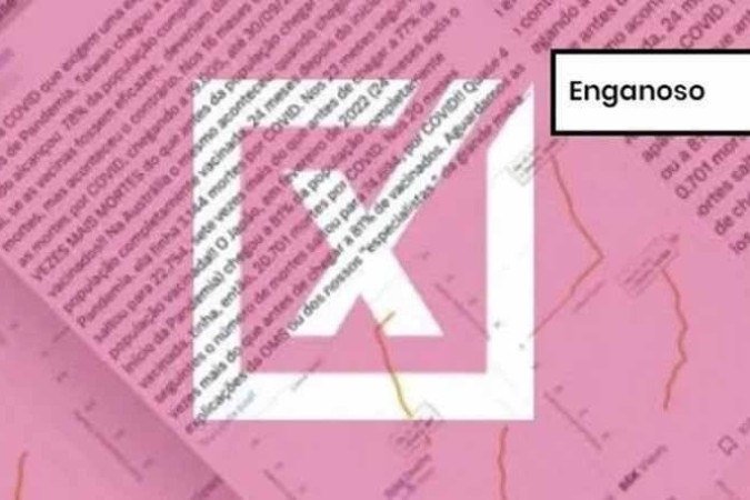 Post de deputado usa dados incompletos e imprecisos para sugerir de maneira enganosa que as vacinas contra a covid-19 não são eficazes - (crédito: Reprodução/Comprova) Post de deputado usa dados incompletos e imprecisos para sugerir de maneira enganosa que as vacinas contra a covid-19 não são eficazes - (crédito: Reprodução/Comprova)
