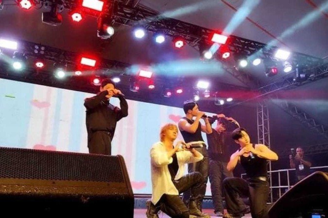 Show do grupo MustB foi repleto de emoções para os Muffin's