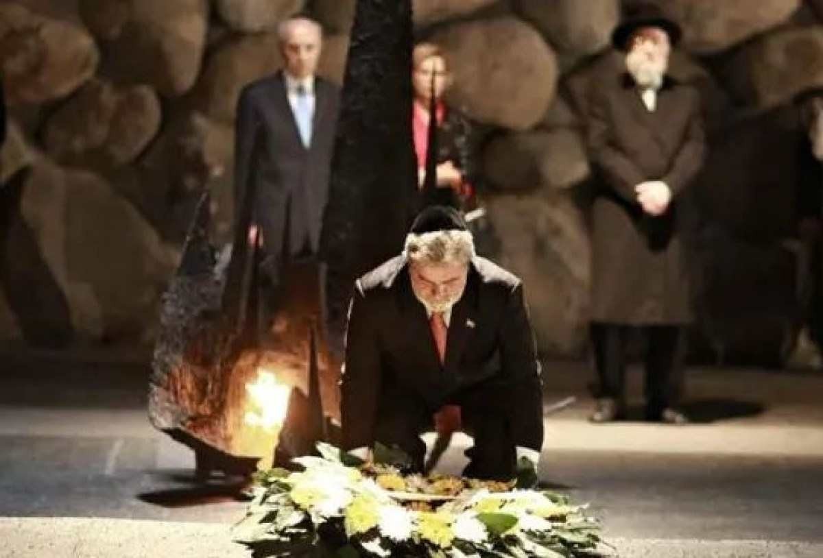 Lula durante visita ao Museu do Holocausto, em Jerusalém, em 16 de março de 2010 