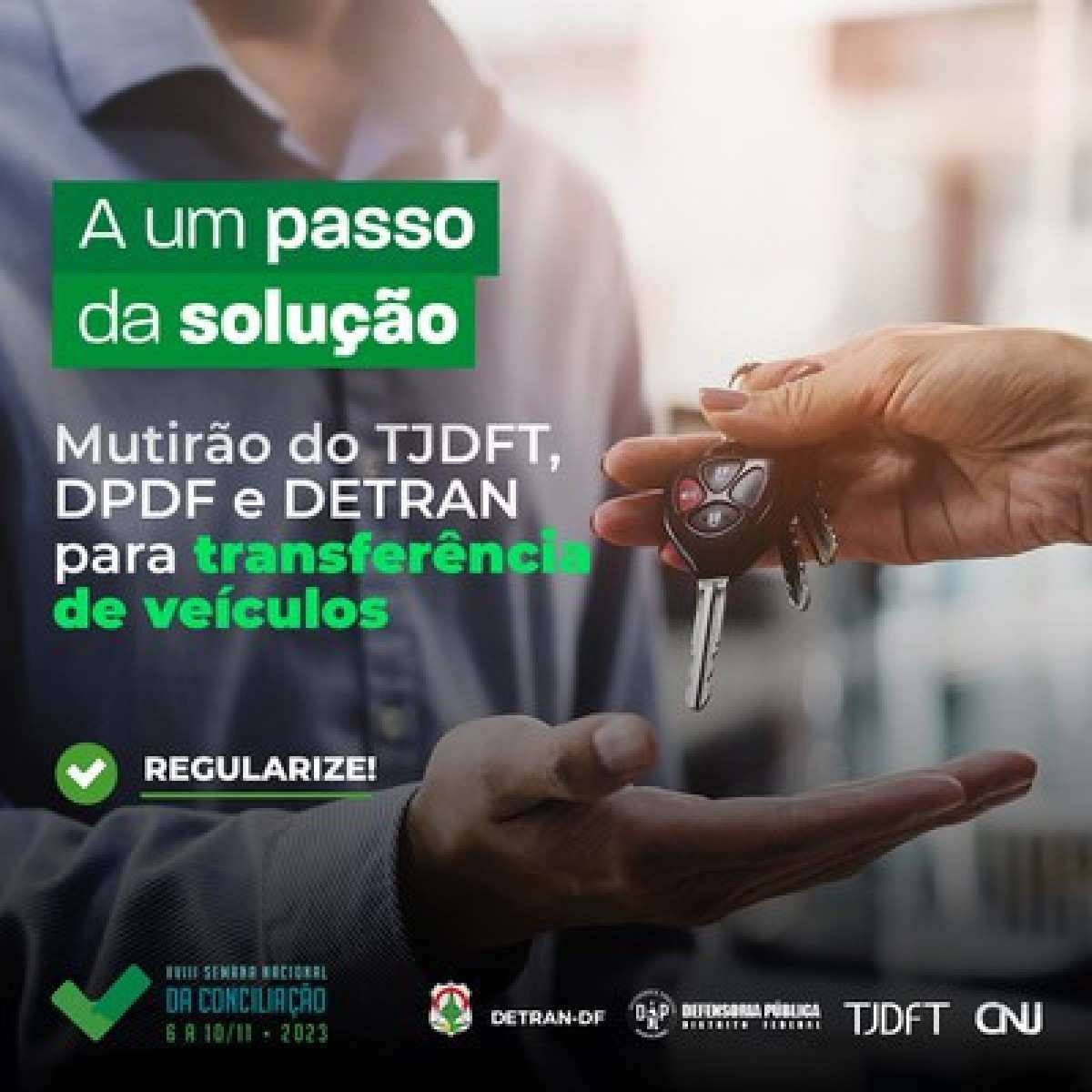 Mutirão de transferência de veículos do Detran-DF tem data estendida 