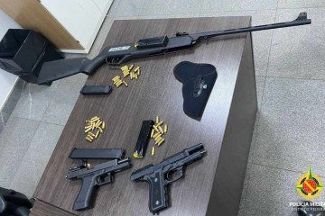 O material apreendido em patrulhamento da PMDF -  (crédito: Soinp PM/ Divulgação)