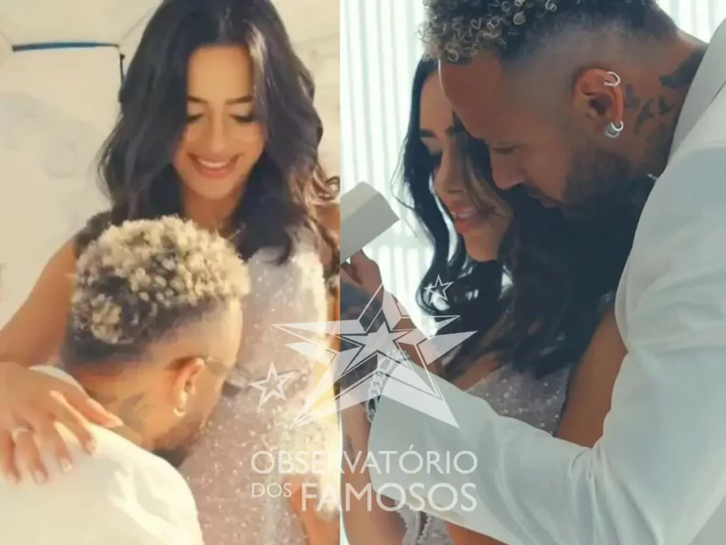 Neymar se derrete pela filha em vídeo fofo: 