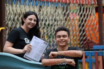 João Pedro e Maria Eduarda vão optar por ciência da computação e direito, respectivamente - (crédito: Minervino Júnior/CB/D.A Press) João Pedro e Maria Eduarda vão optar por ciência da computação e direito, respectivamente - (crédito: Minervino Júnior/CB/D.A Press)